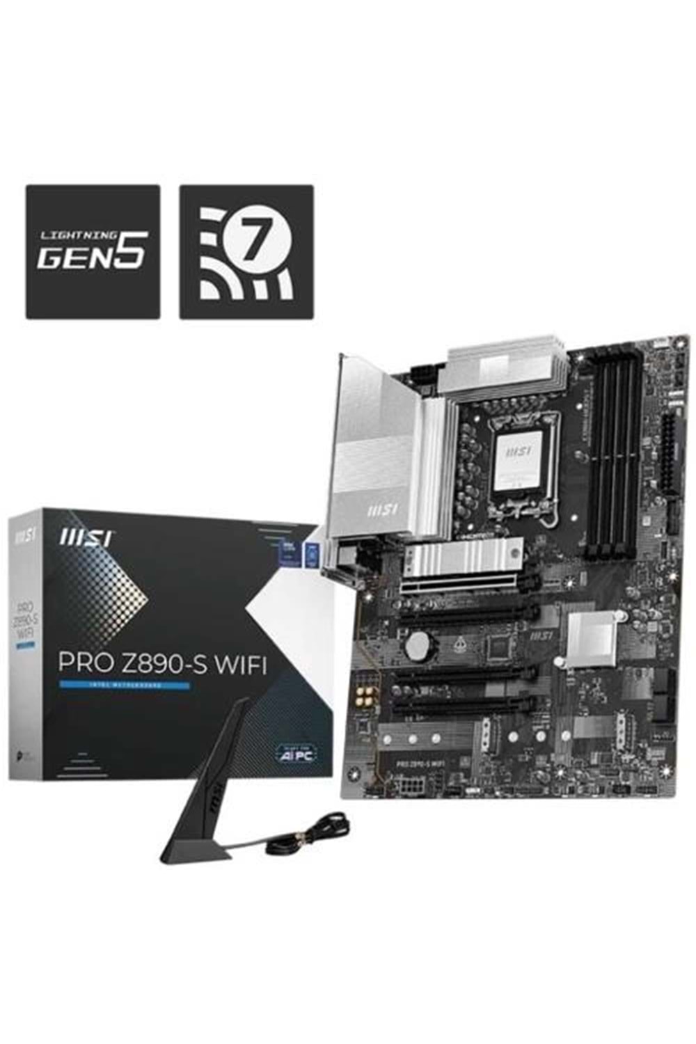 Anakart Msı Pro Z890-S Wıfı Ddr5 8600(Oc) 1851P
