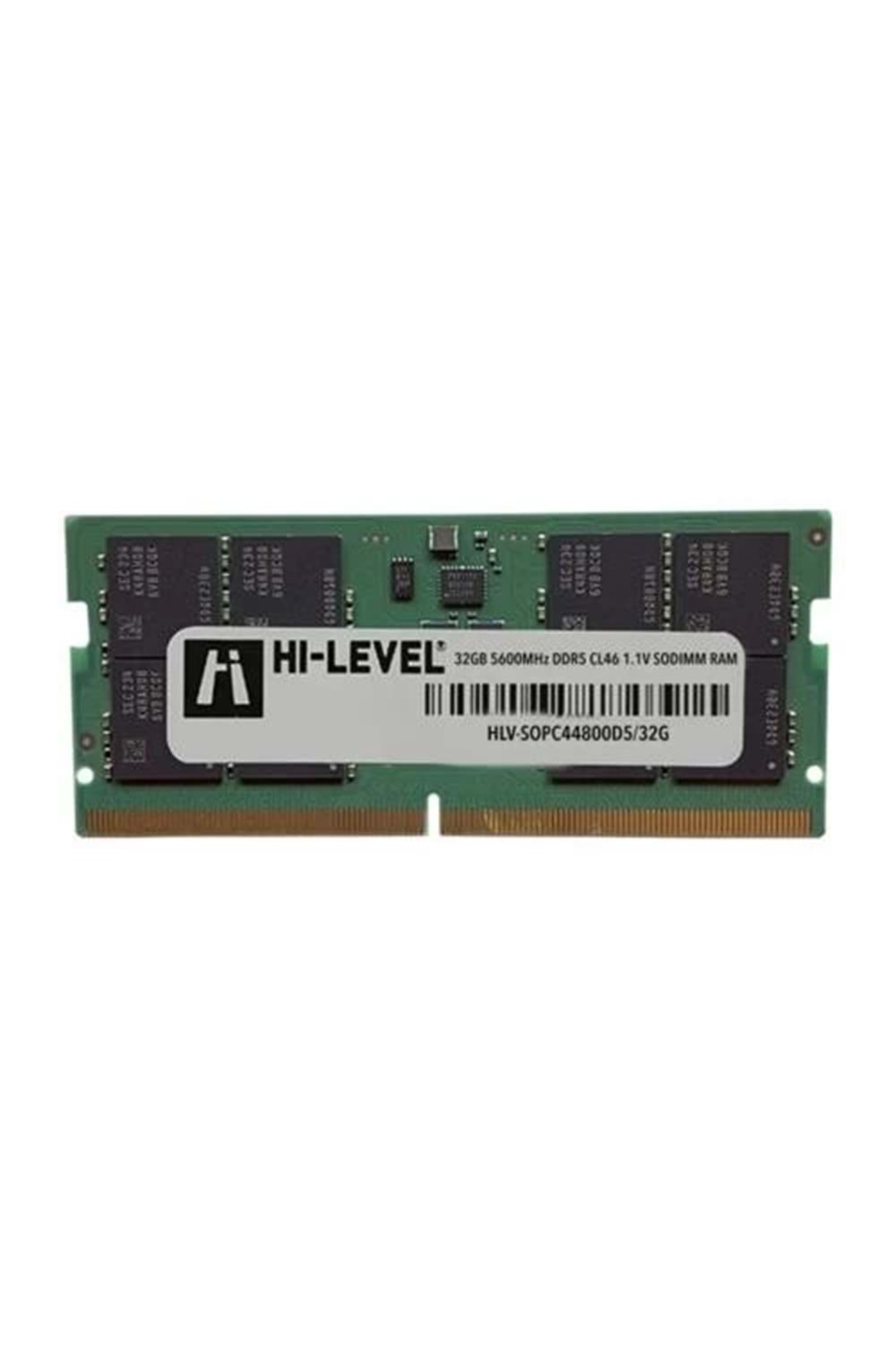BELLEK HI-LEVEL 32GB DDR5 5600Mhz SODIMM HLV-SOPC44800D5-32G NOTEBOOK