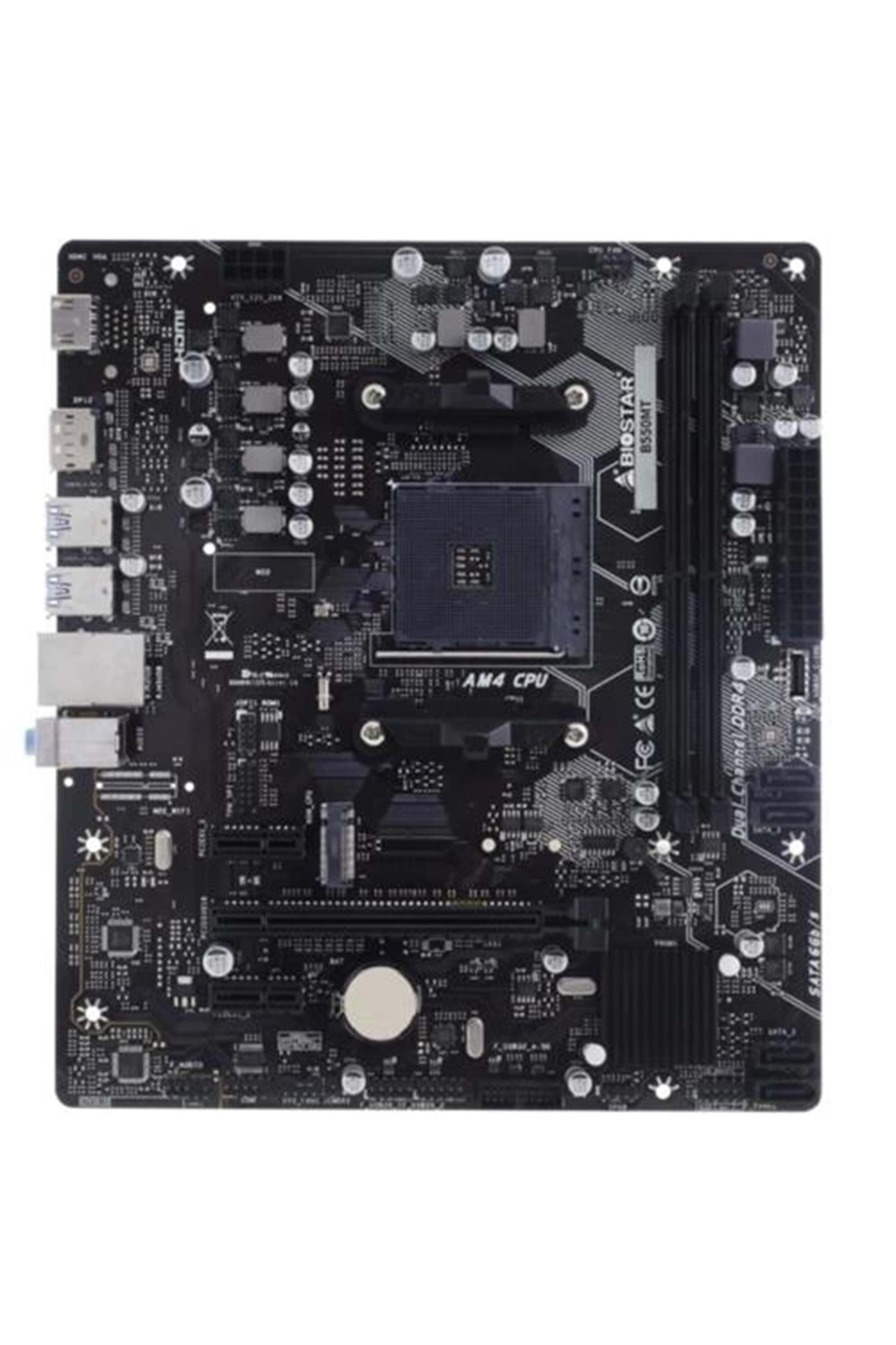 Anakart Biostar B550Mt 4400Mhz Hdmı Dp M2 Ddr4 Matx Am4