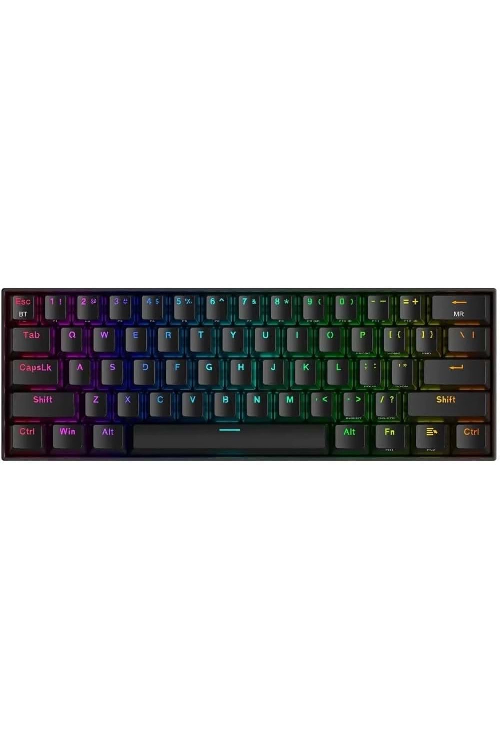 Klavye Redragon K530 Draconic Pro Black Brown Switch Kablosuz UsLayout