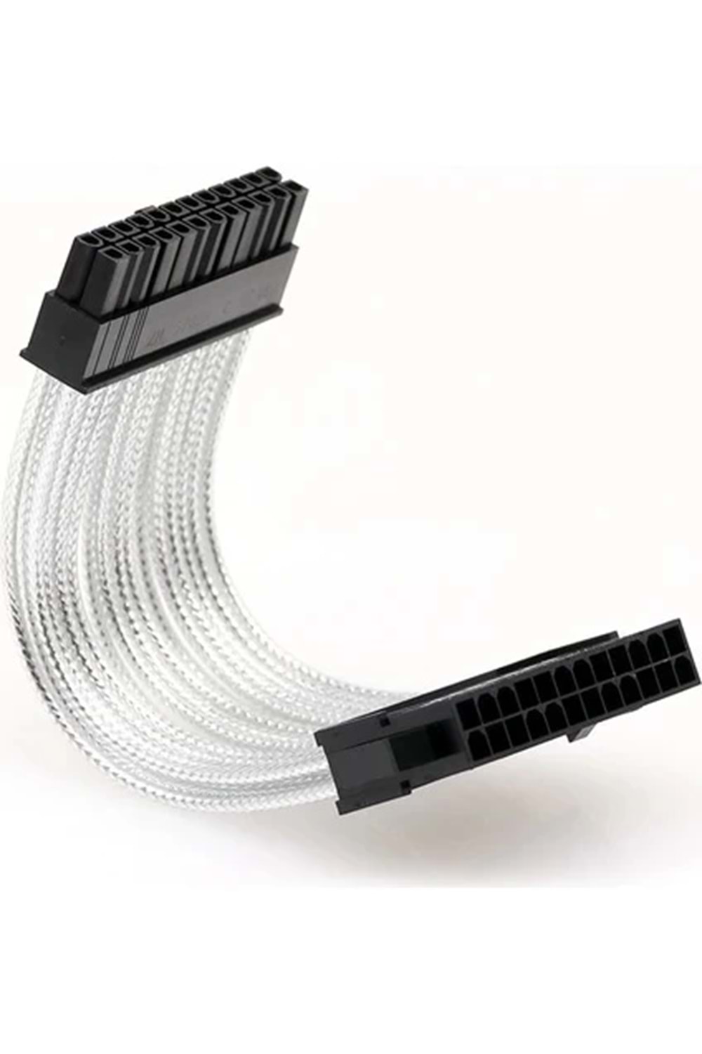 Kablo 24 Pın Cpu Power Uzatma Metal Örgülü 10 Cm