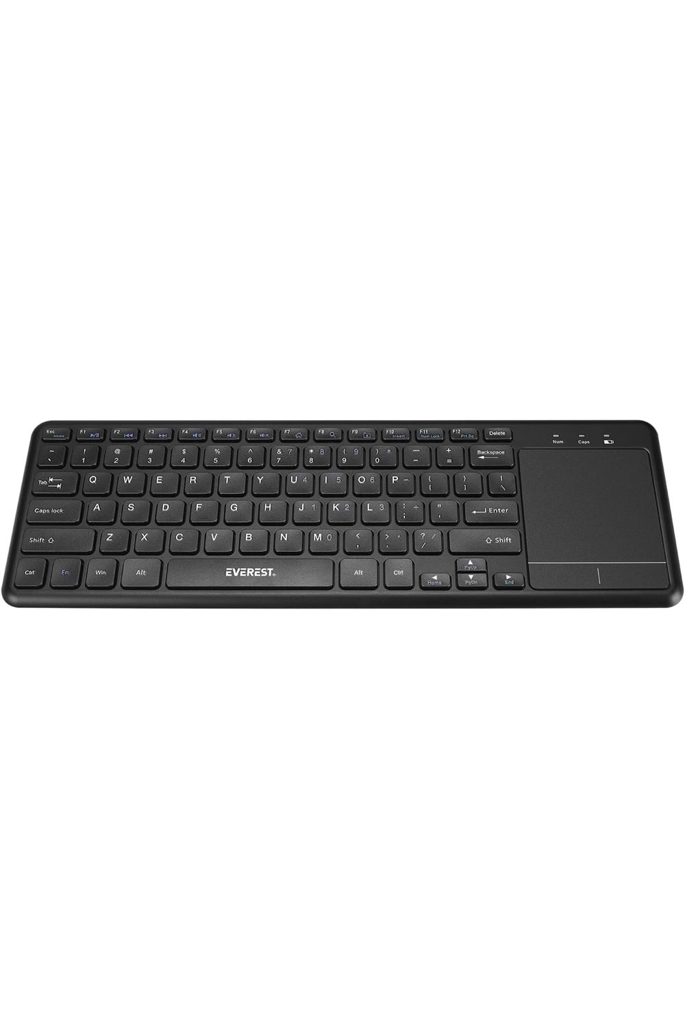 EVEREST EKW-155 Siyah TouchPad Mouse+Kablosuz Klavye US Layout