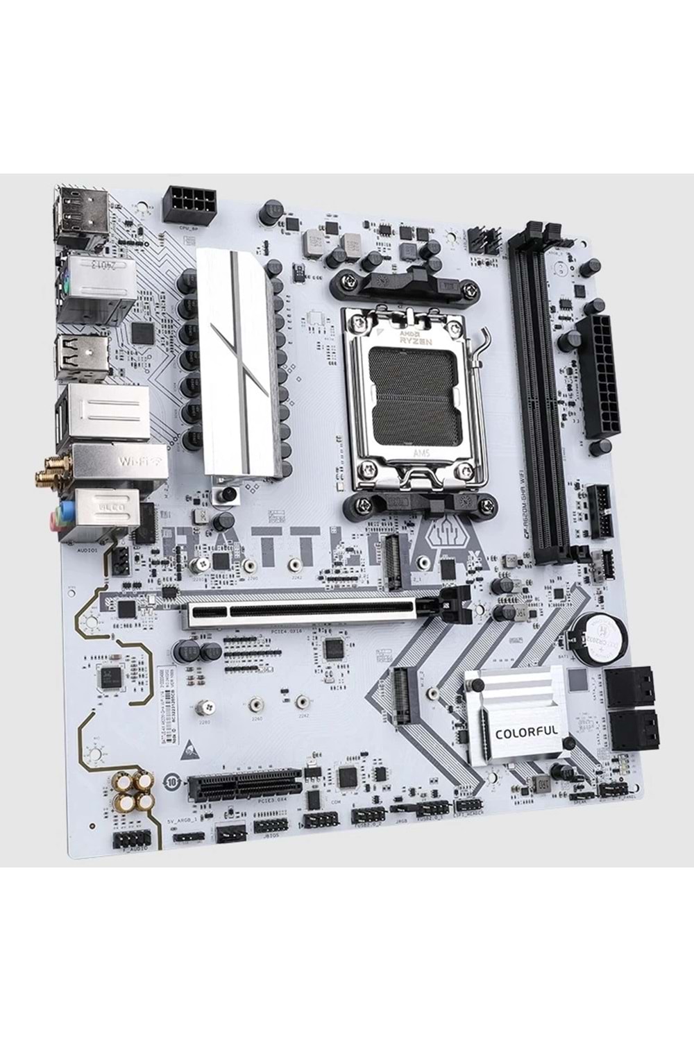 Anakart Colorful Battle-Ax A620M-Gha Whıte Wifi V14 Ddr5 Am5