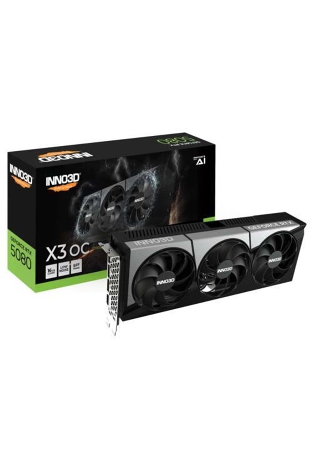 EKRAN KARTI Inno3D RTX5080 x3 OC 16GB 256Bit GDDR7