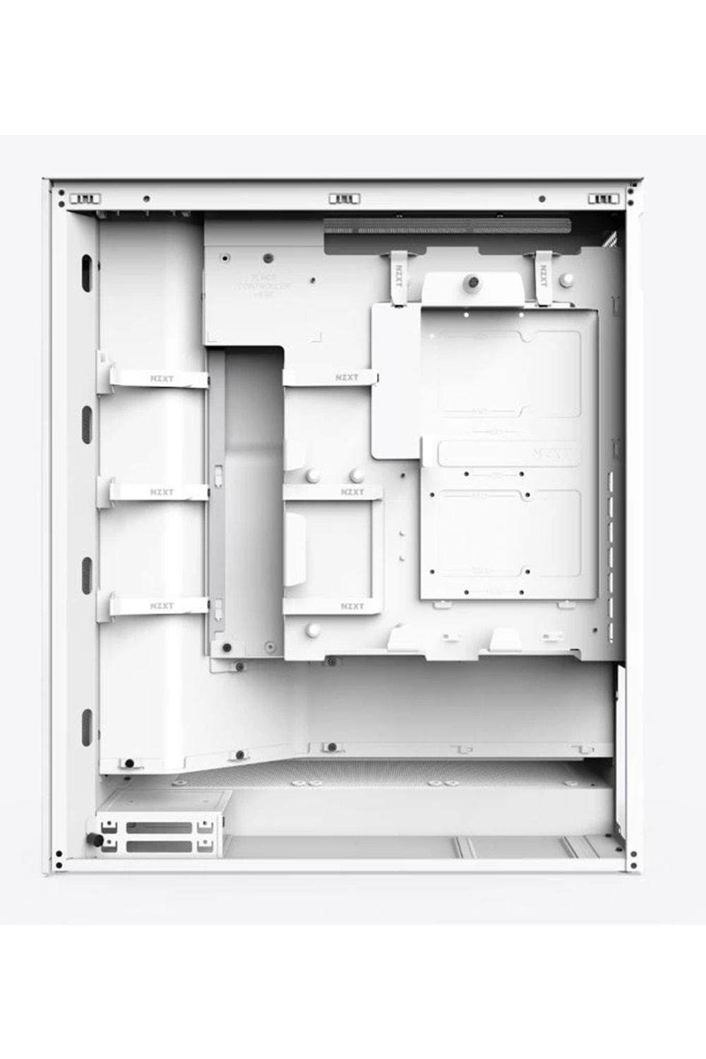 Kasa Nzxt H7 Flow(2024) White RGB Tempered Glass USB 3.2 Atx Mid Tower