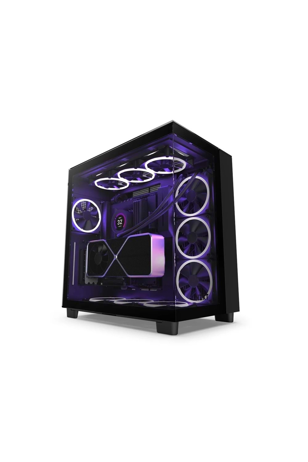 Kasa Nzxt H9 Elite Black RGB Tempered Glass USB 3.2 Atx Mid Tower