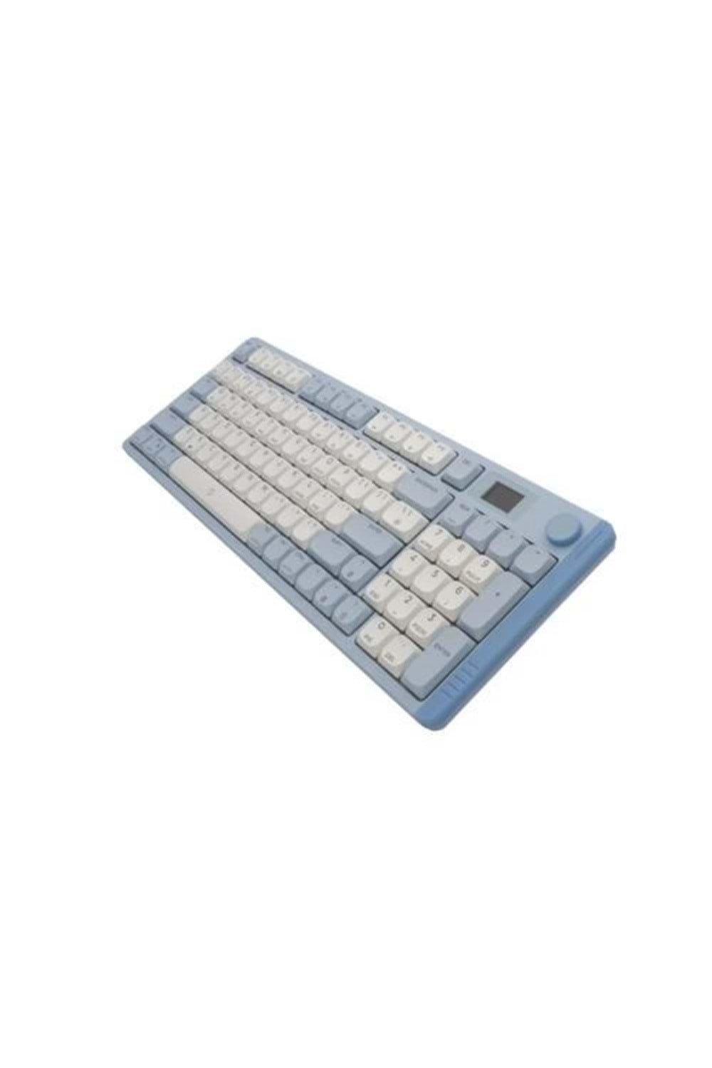 KLAVYE AIGO S99 RGB Mavi/Beyaz Mekanik RED Switch Kablosuz Us Layout