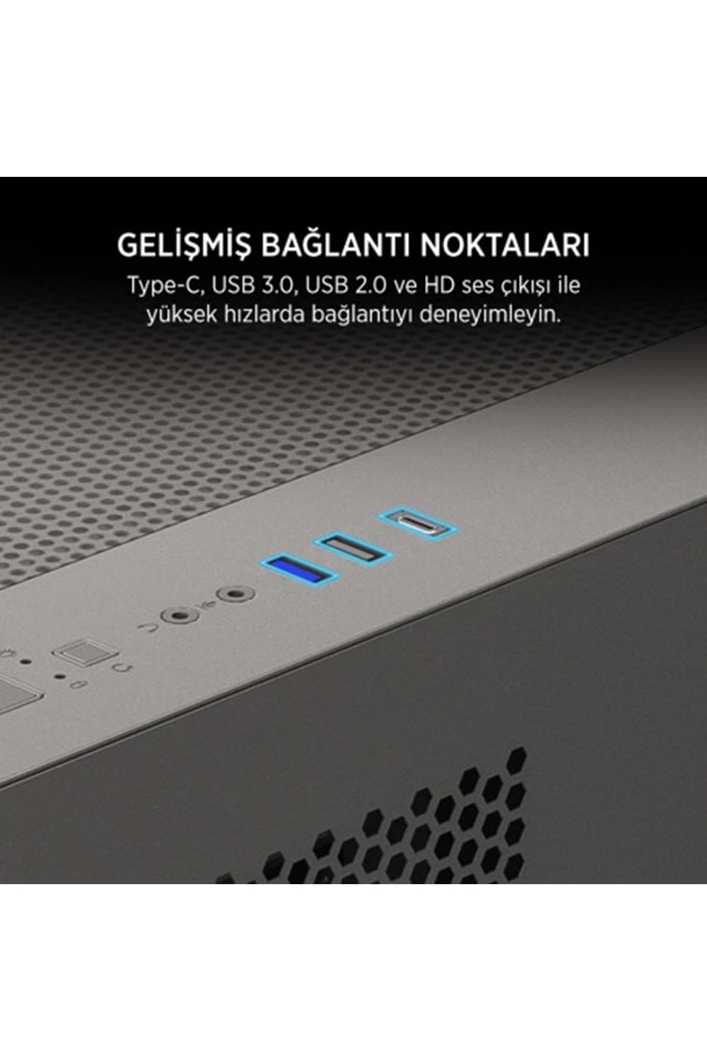 Kasa James Donkey Stark S700 3xARGB Temperli Cam 750W 80+ Bronze mATX