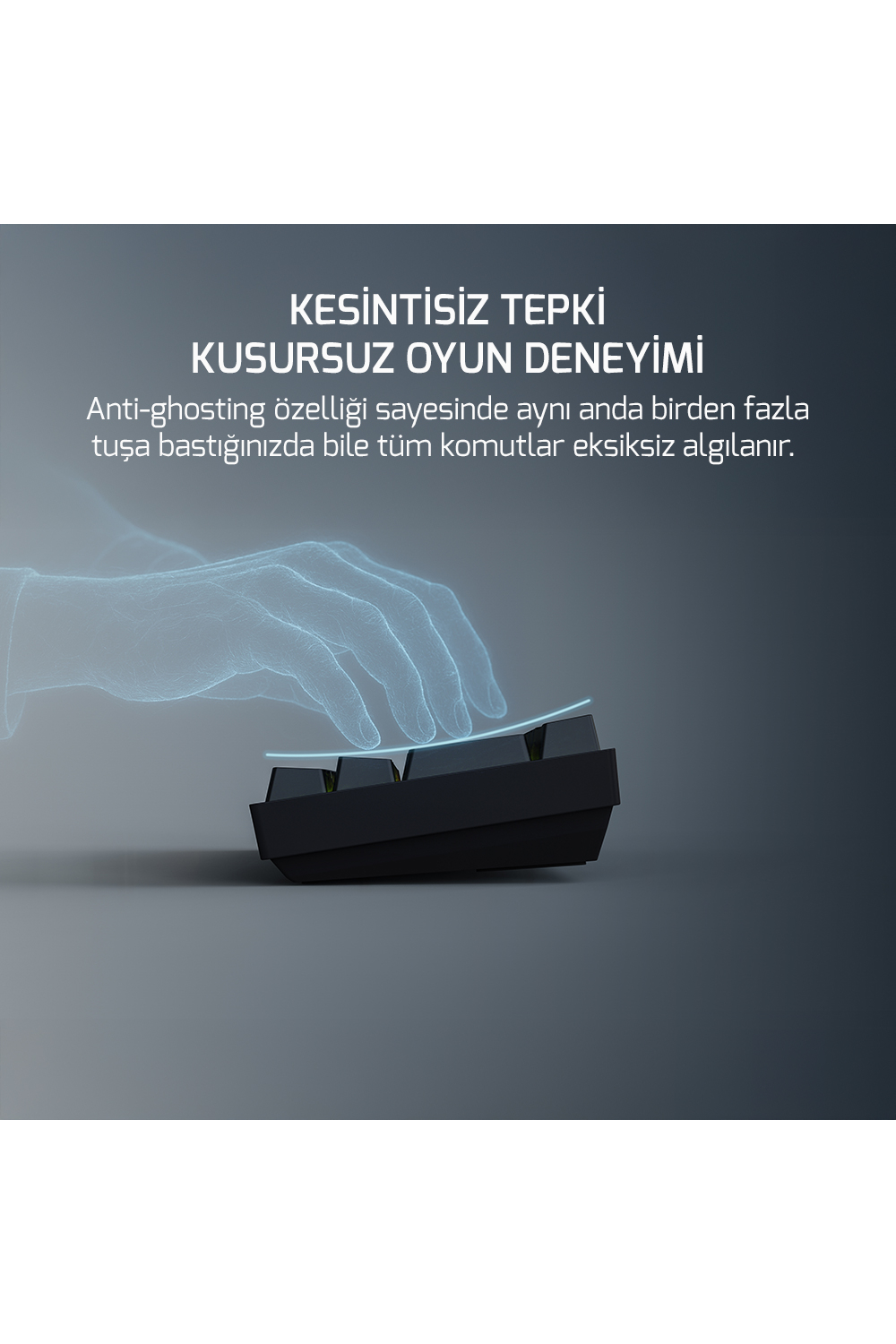 Klavye Gamepower Lyra Rgb 60m Mekanik Blue Switch Siyah