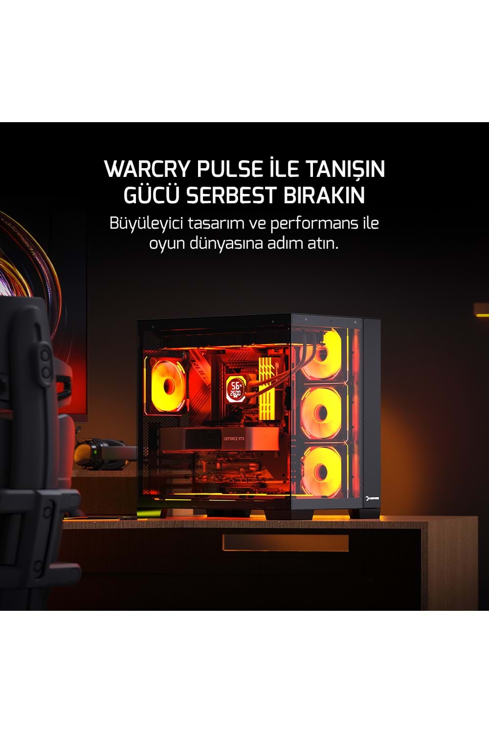 Kasa Gamepower Warcry Pulse 4x12cm FAN ARGB 750w Psu