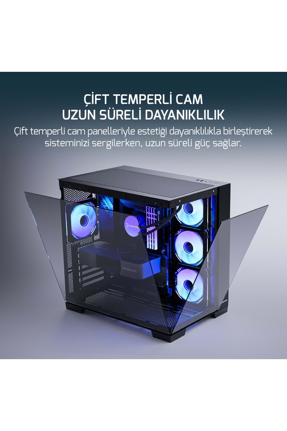 Kasa Gamepower Warcry Pulse 4x12cm FAN ARGB 750w Psu