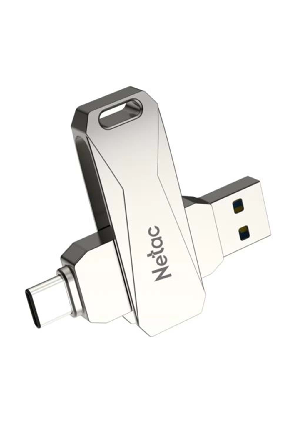 Usb Bellek Netac U782C 128Gb Usb 3.0+Type-C Nt03U782C-128G-30Pn