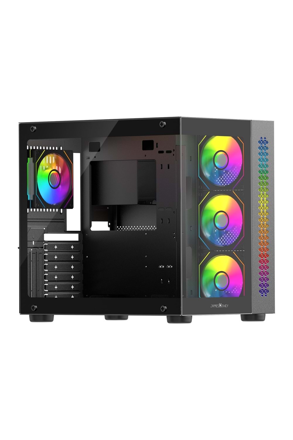 KASA James Donkey Stark S800 4xARGB Temperli Cam 650W 80+ Bronze ATX S
