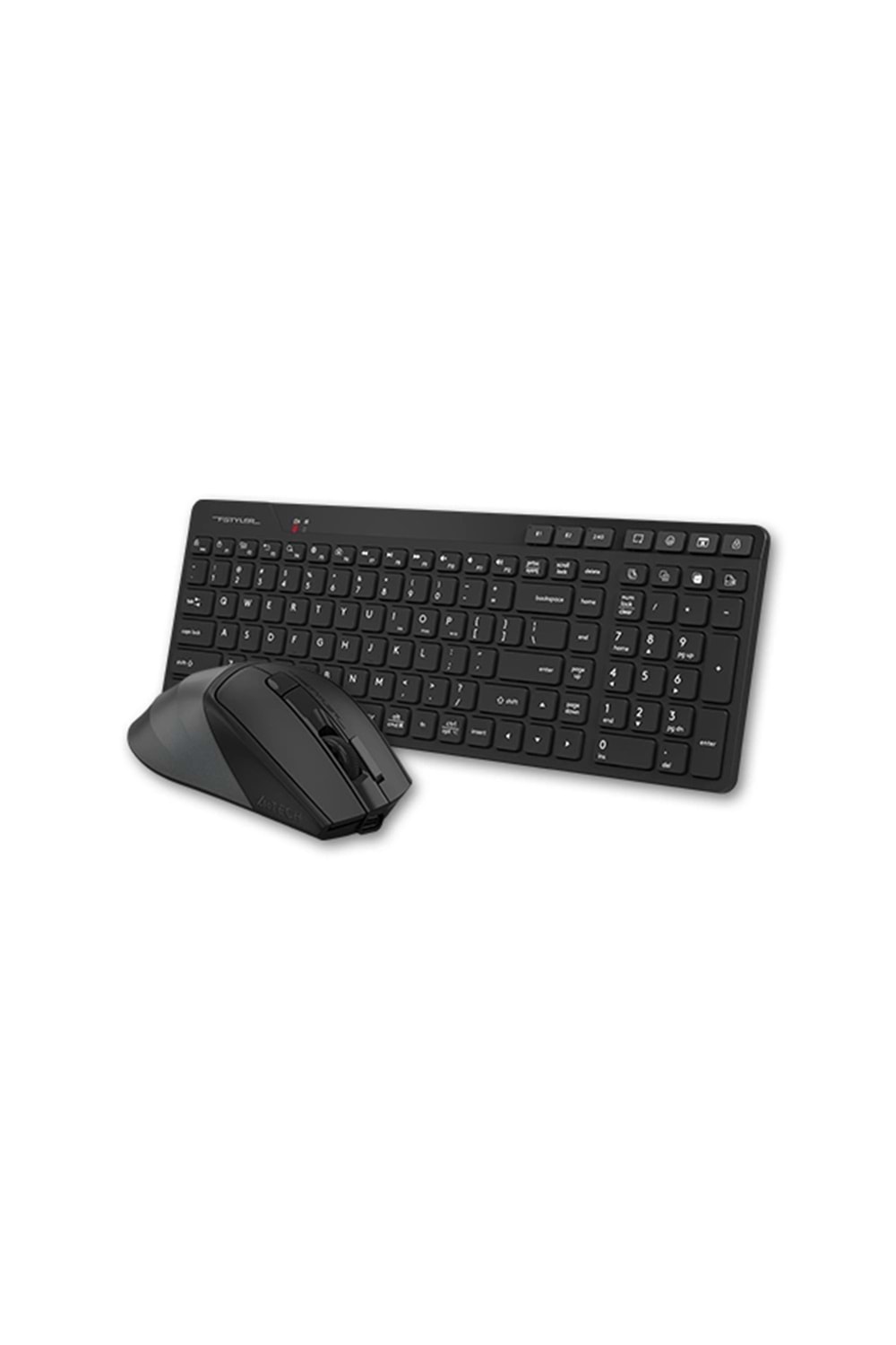A4Tech Fb2800C Air2 Siyah Bt+2.4G Qk Klv+Silent Mouse Şarjlı 2000Dpi