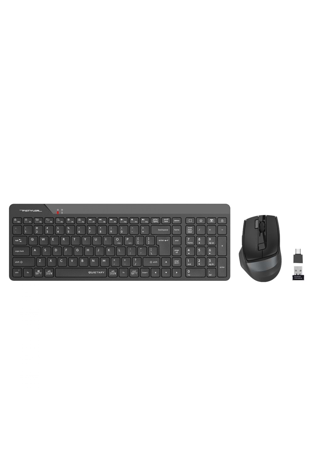 A4Tech Fg2400 Air2 Siyah 2.4Ghz Q Mm Klv+Optik Mouse-2000Dpi