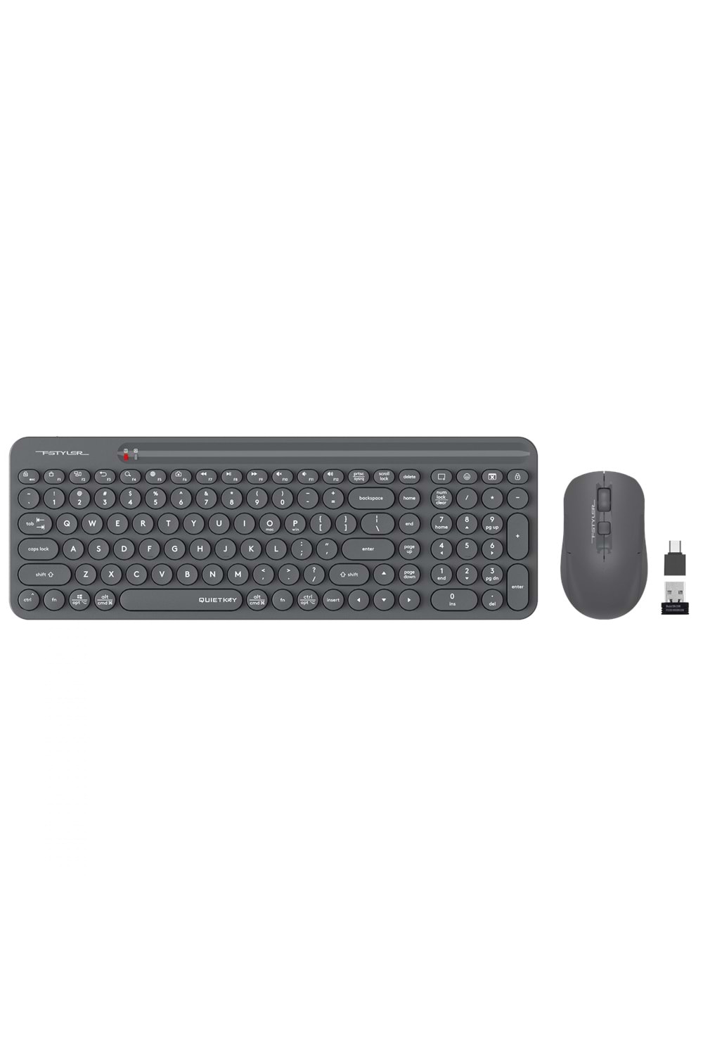 A4Tech Fg3300 Air2 Gri 2.4Ghz Q Mm Klv+Optik Mouse-2000Dpi