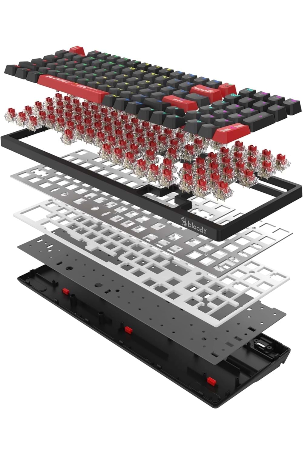 Bloody Ws98 Bloody Black-Bmls Red Plus Switch