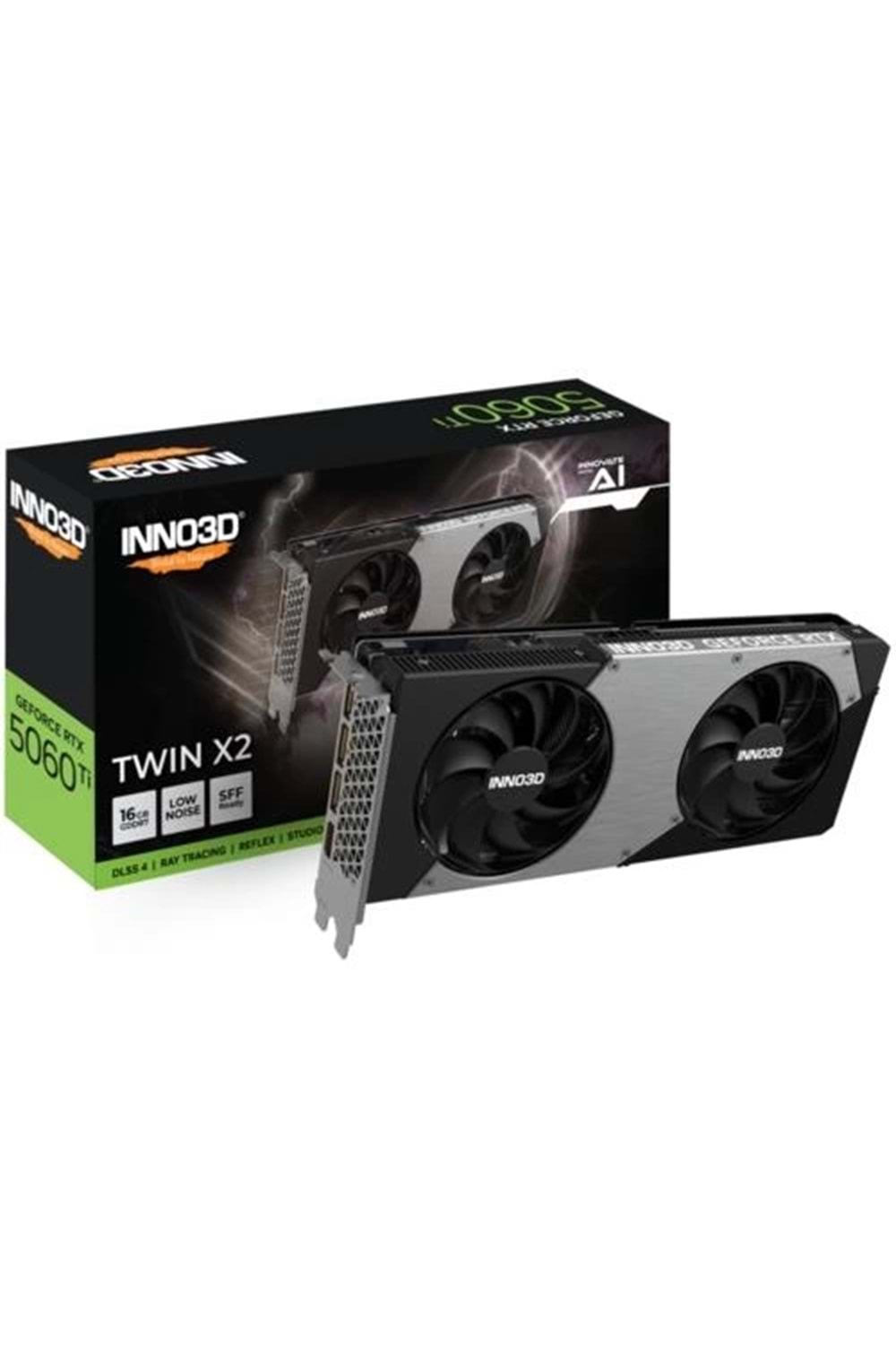 Ekran Kartı Inno3D RTX5060Ti 16GB Twin X2 128Bit GDDR7