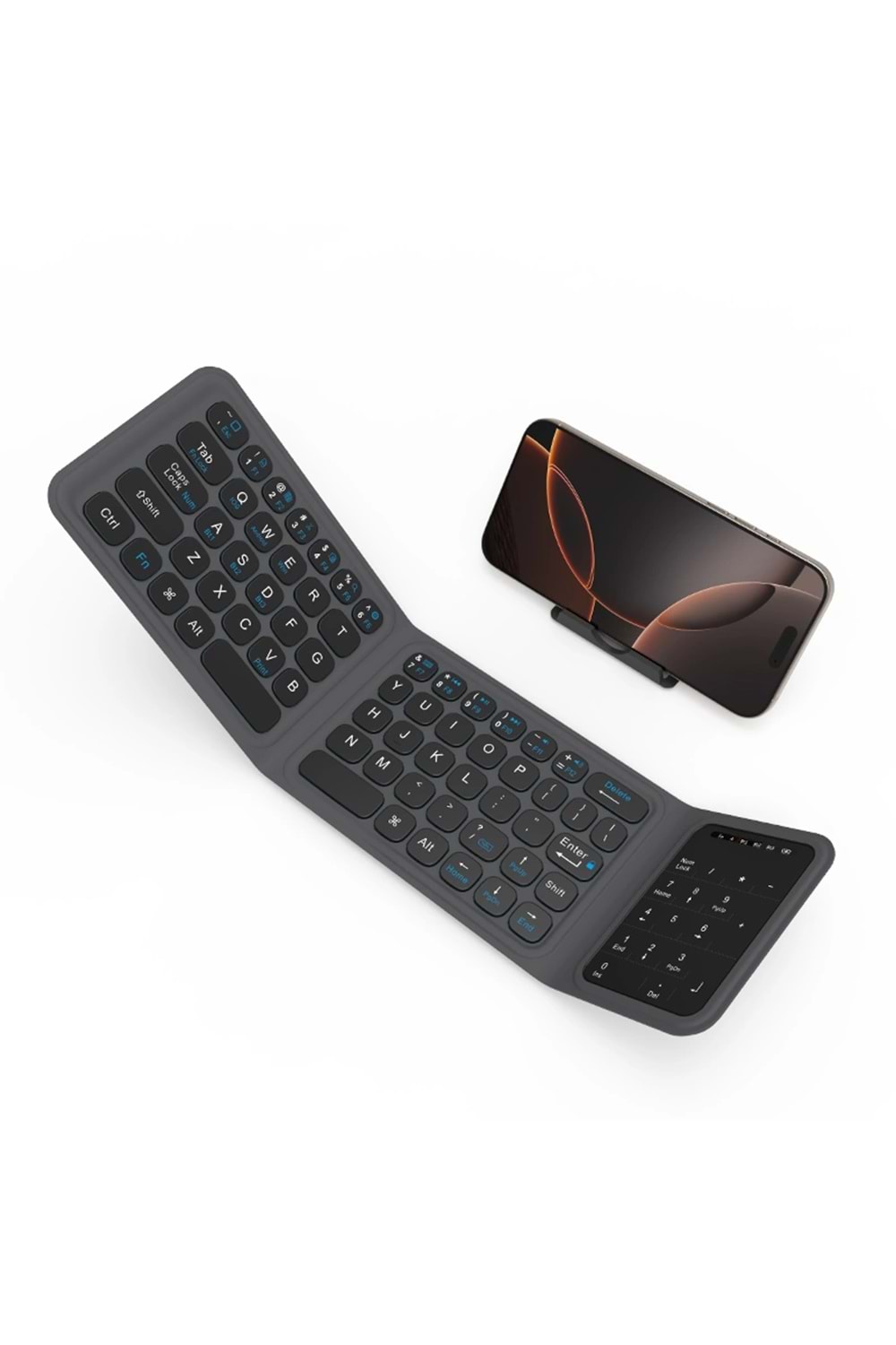 Wiwu Foldable Wireless Keyboard Fmk-05 Grey US Layout