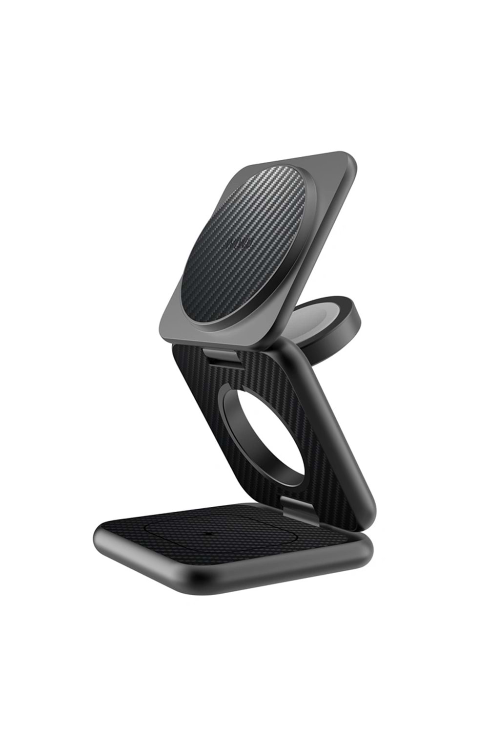 Wiwu W035 3 in 1 Wireless Charger Black