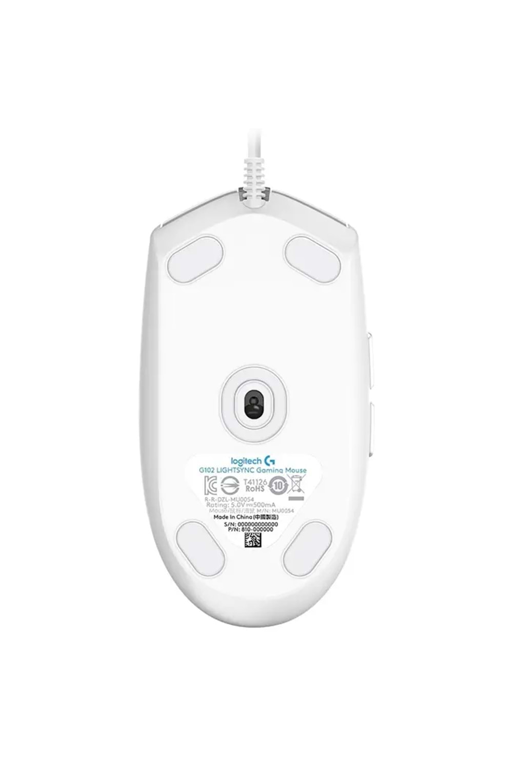 Mouse Logitech G G102 910-005824 8000DPI 6 Tuş Optik RGB Beyaz