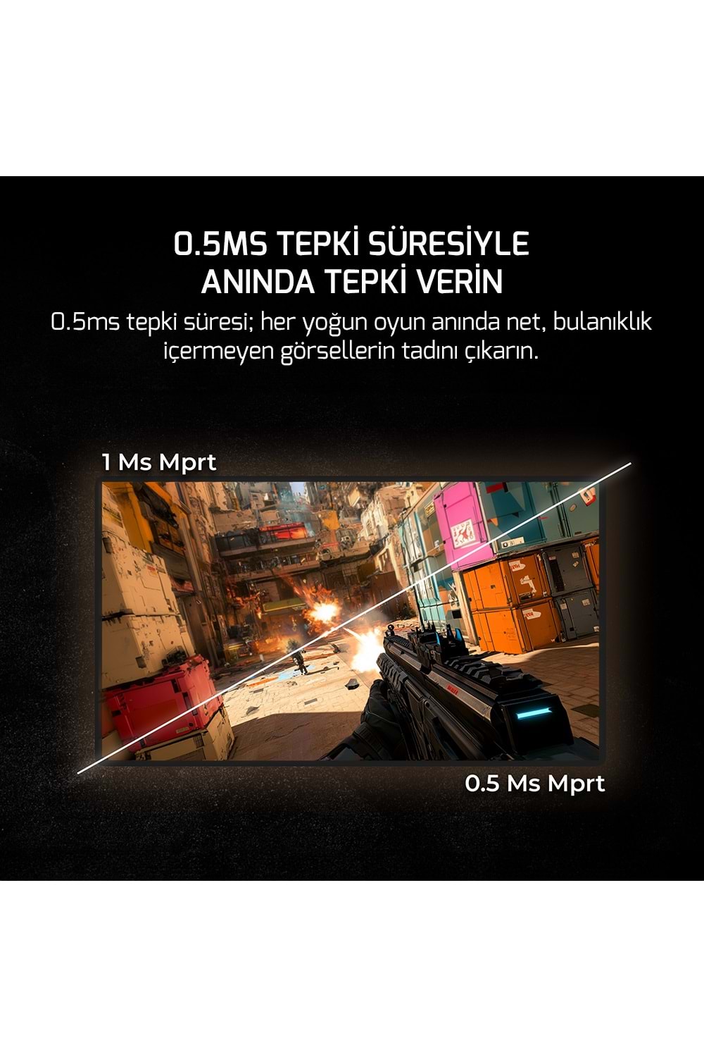 GamePower Lucid S60 27'' 0.5ms 540Hz Flat Fast IPS FHD RGB Pivot Speak