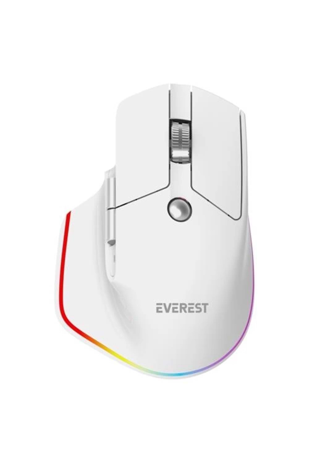 Everest SMW-178 Handy 2in1 Bluetooth+ 2.4Ghz 4000 DPI RGB Mouse Beyaz