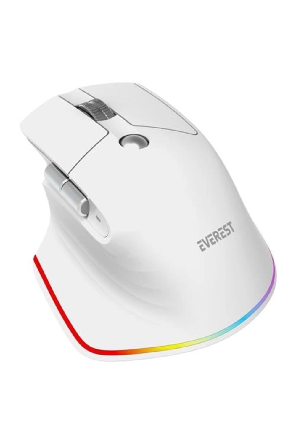 Everest SMW-178 Handy 2in1 Bluetooth+ 2.4Ghz 4000 DPI RGB Mouse Beyaz