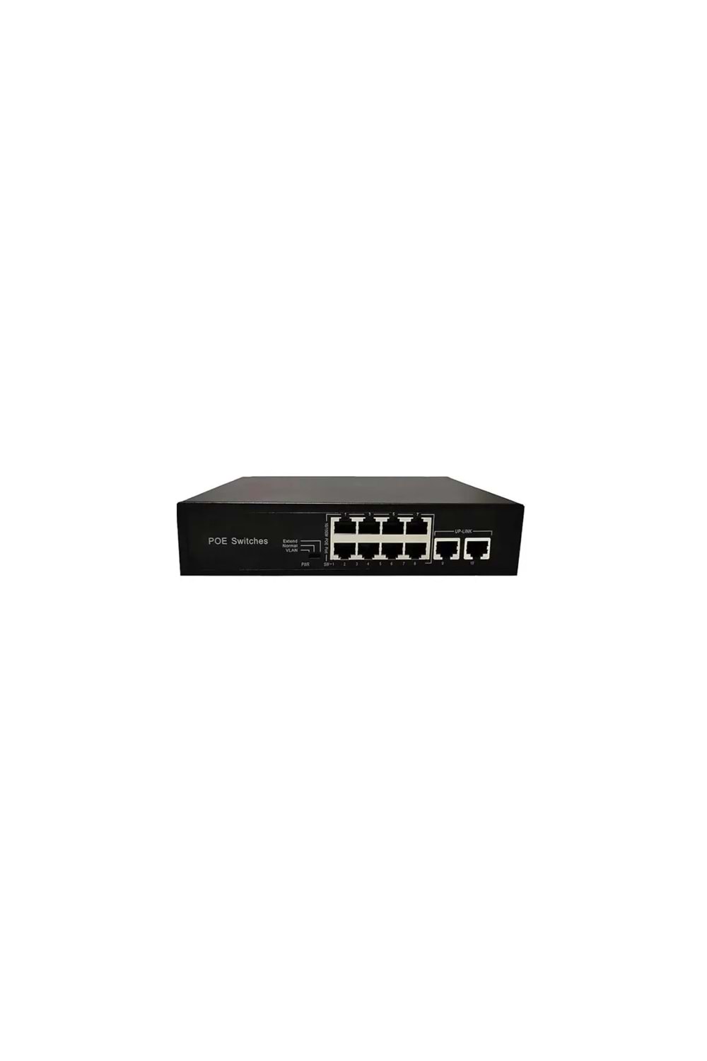Ttec 10120PG 8 Port 10/100 PoE 2 Port 10/100/1000 Gigabit Uplink 120W