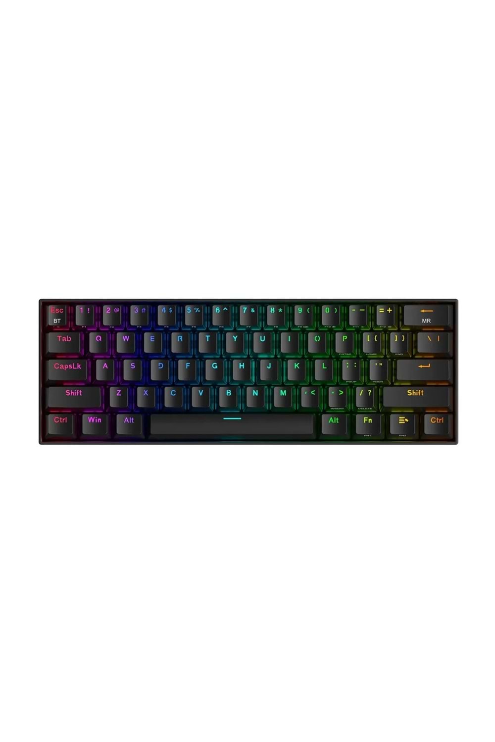 Klavye Redragon K530 Draconic Pro Black Brown Switch Kablosuz TrLayout