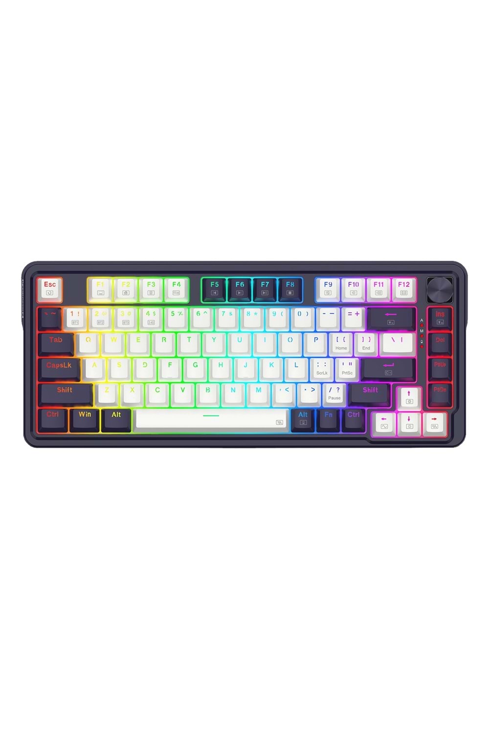 Redragon Ucal Pro K673WB-RGB-PRO Siyah Kablosuz Tr Layout