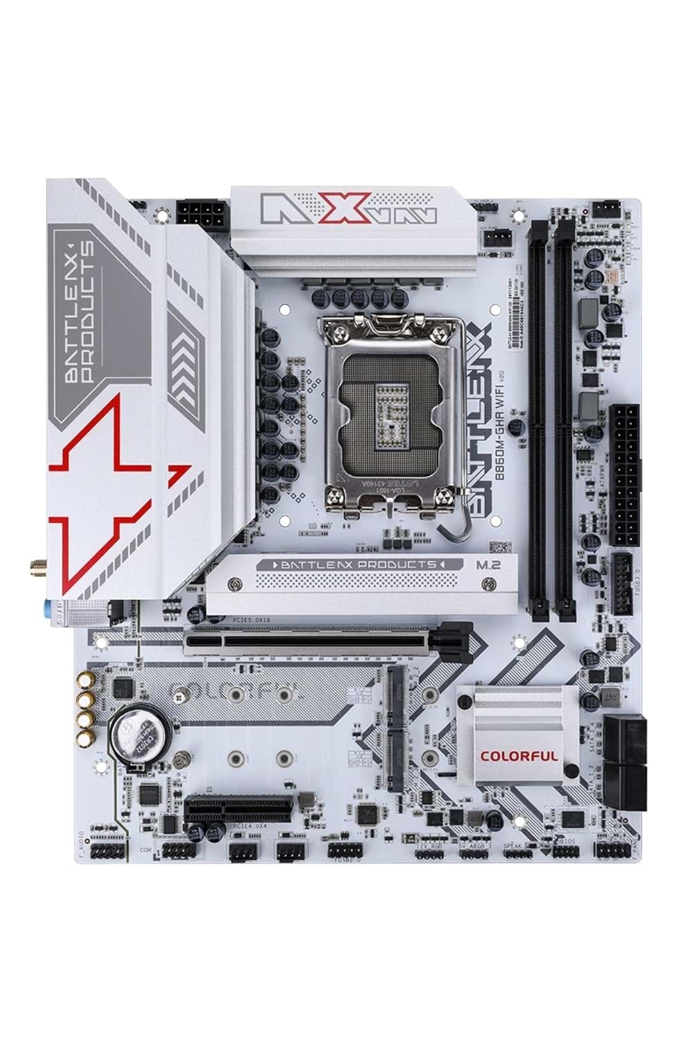 Anakart Colorful Battle-AX B860M-Gha Wifi V20 DDR5 7600MHz mATX 1851