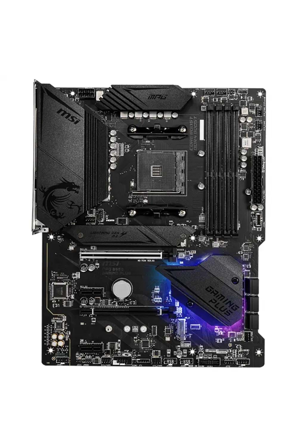 Anakart Msi Mpg B550 Gaming Plus Ddr4 4400(Oc)Mhz Atx Am4