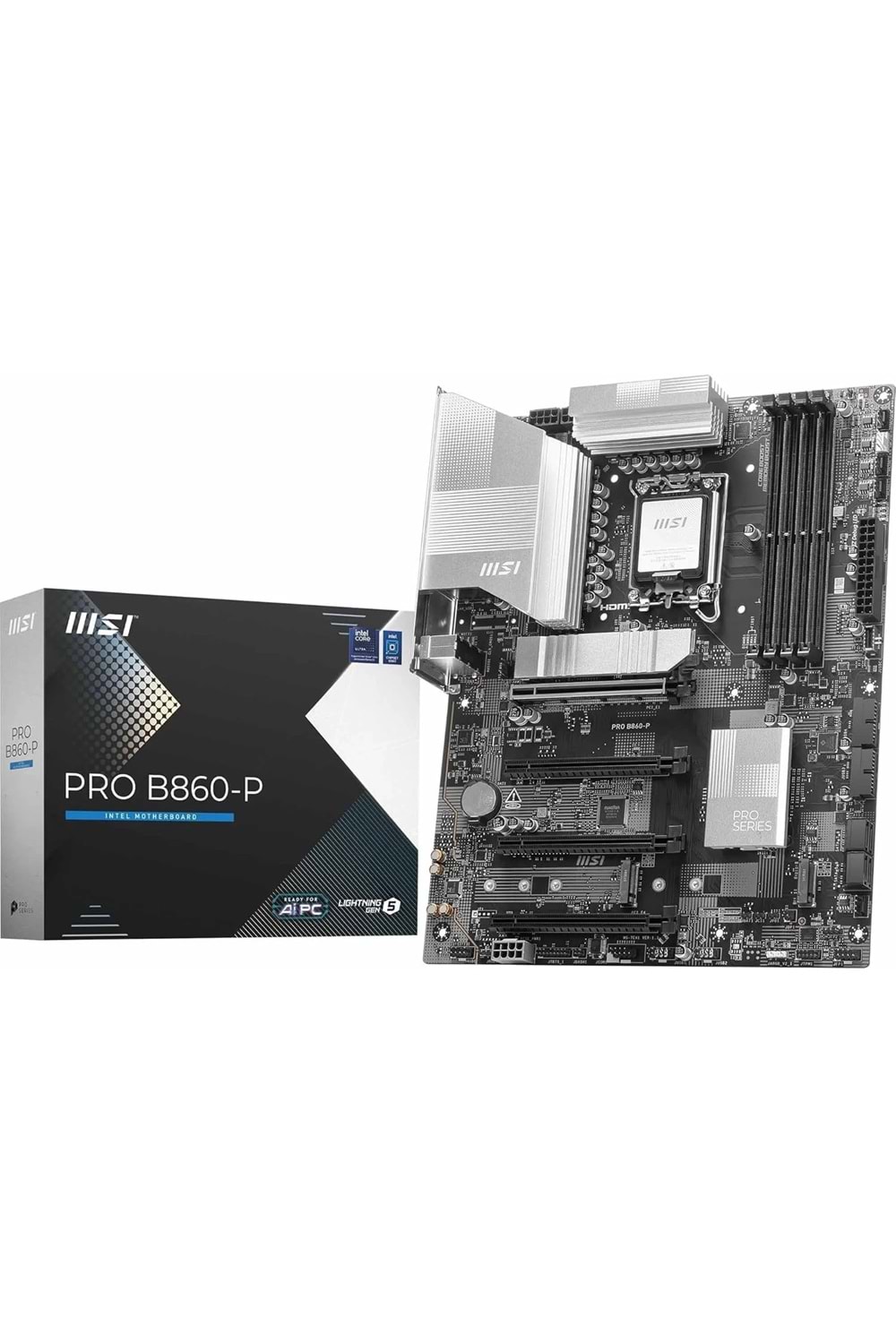 Anakart Msi PRO B860-P DDR5 8800+(OC)MHz Atx 1851