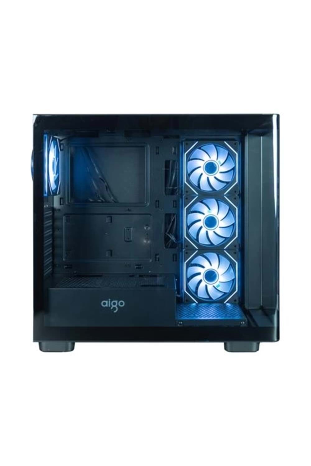 Kasa Aigo DS900G Siyah AT-750W 80+ Bronze 4xARGB Fan Mid Tower Kasa