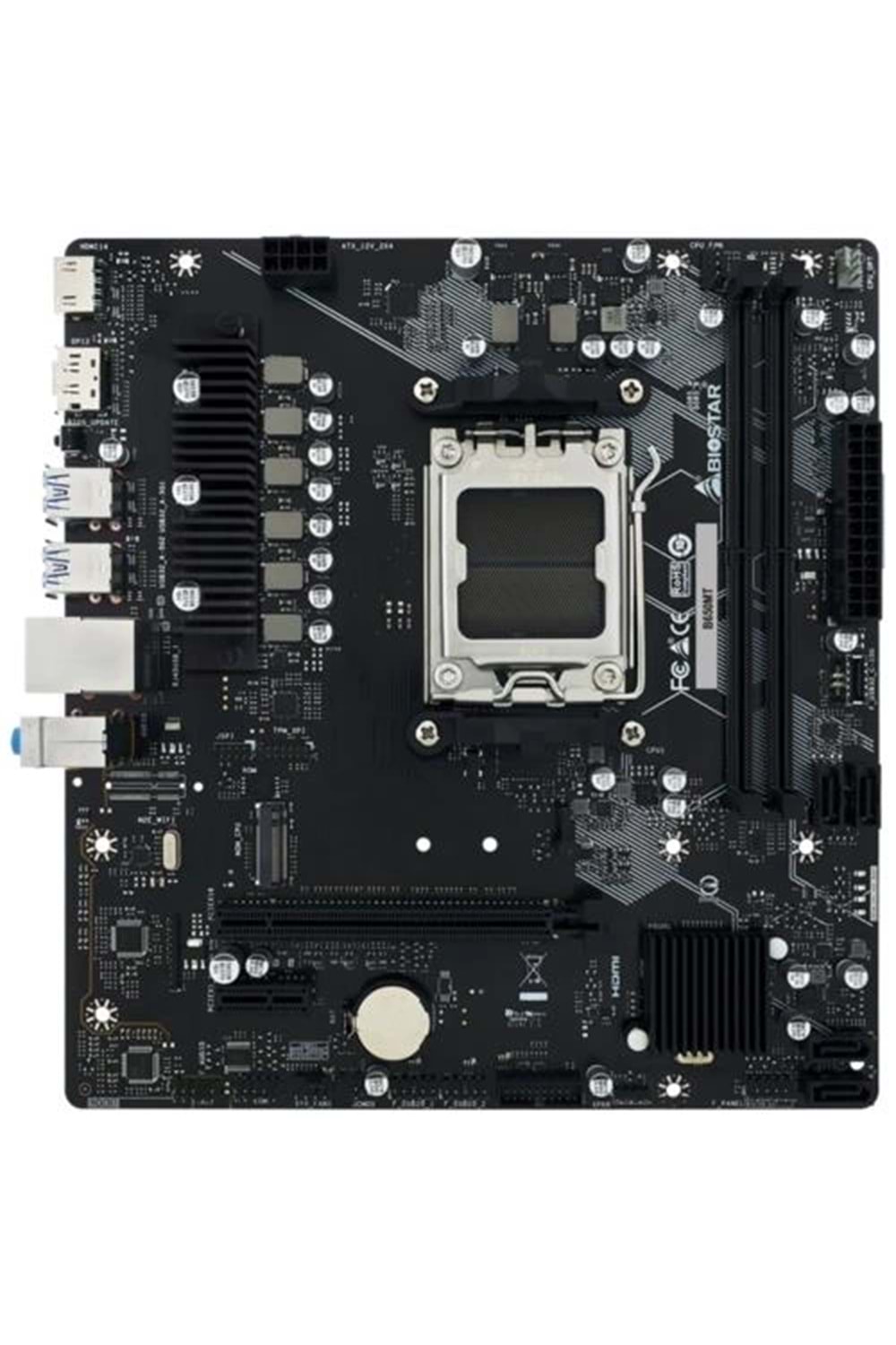 Anakart Biostar B650MT AMD AM5 DDR5 6000 HDMI DP M2 mATX