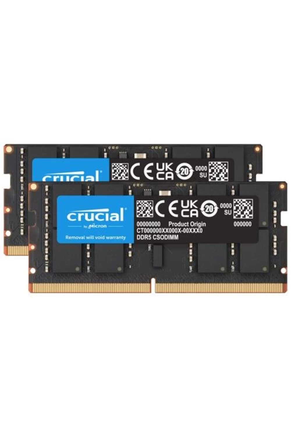 Bellek Crucial 32GB (2x16GB) 6400MHz DDR5 CT2K16G64C52CS5 Notebook