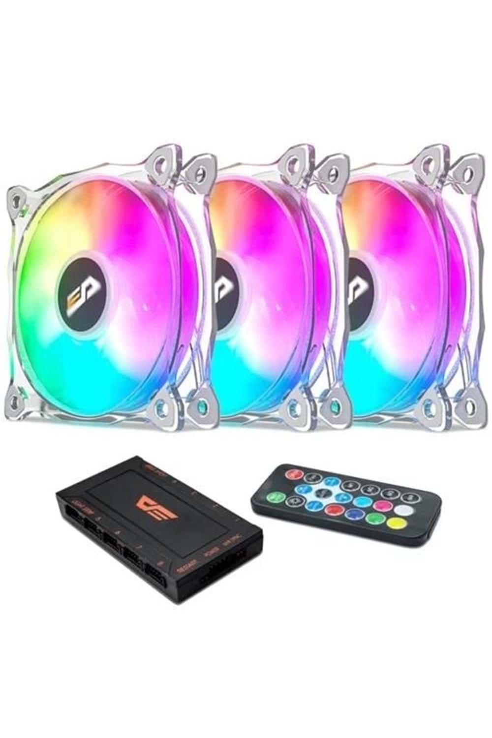 Kasa Fanı Darkflash CF8 PRO ARGB 3in1 Argb 3lü