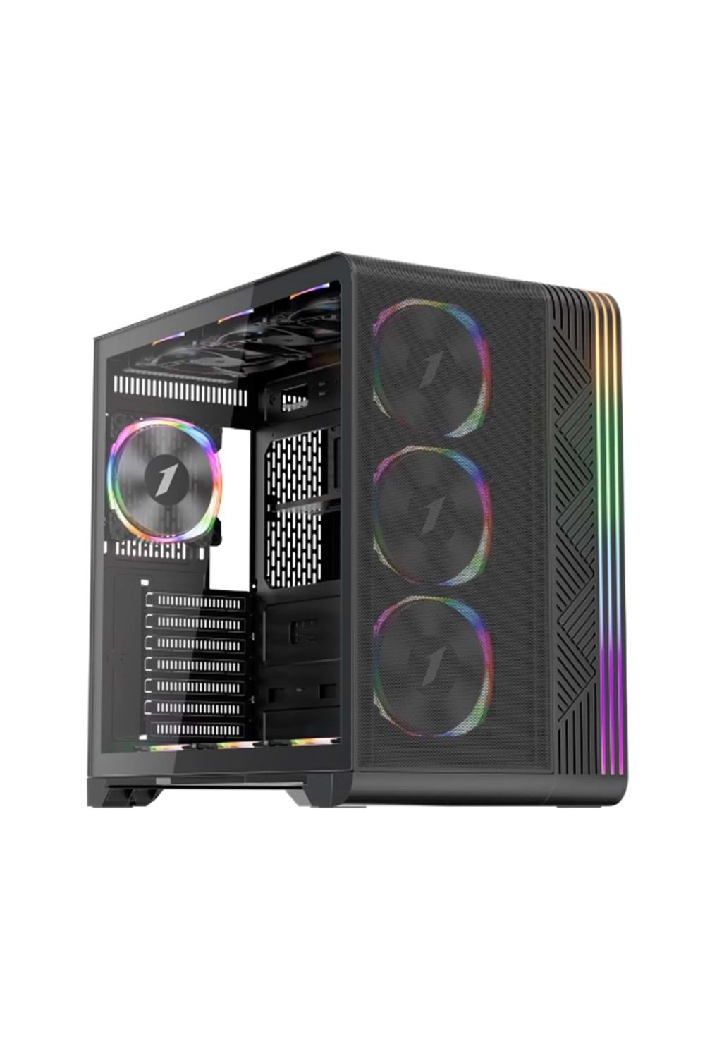1St Player Vt7 Siyah 850W 80+ Silver Atx 3.1 Argb 4X12Cm Fan Temperli