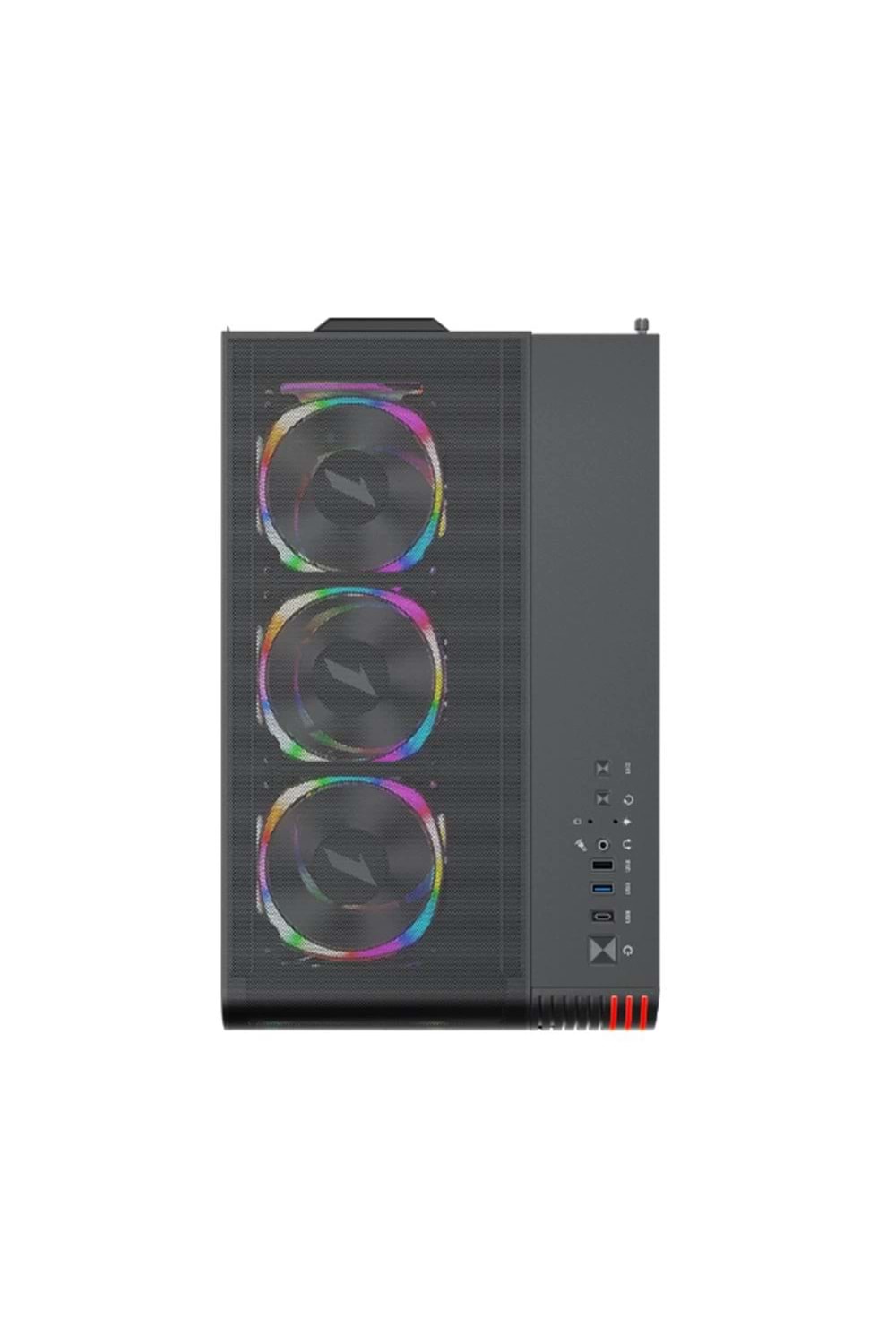 1St Player Vt7 Siyah 850W 80+ Silver Atx 3.1 Argb 4X12Cm Fan Temperli