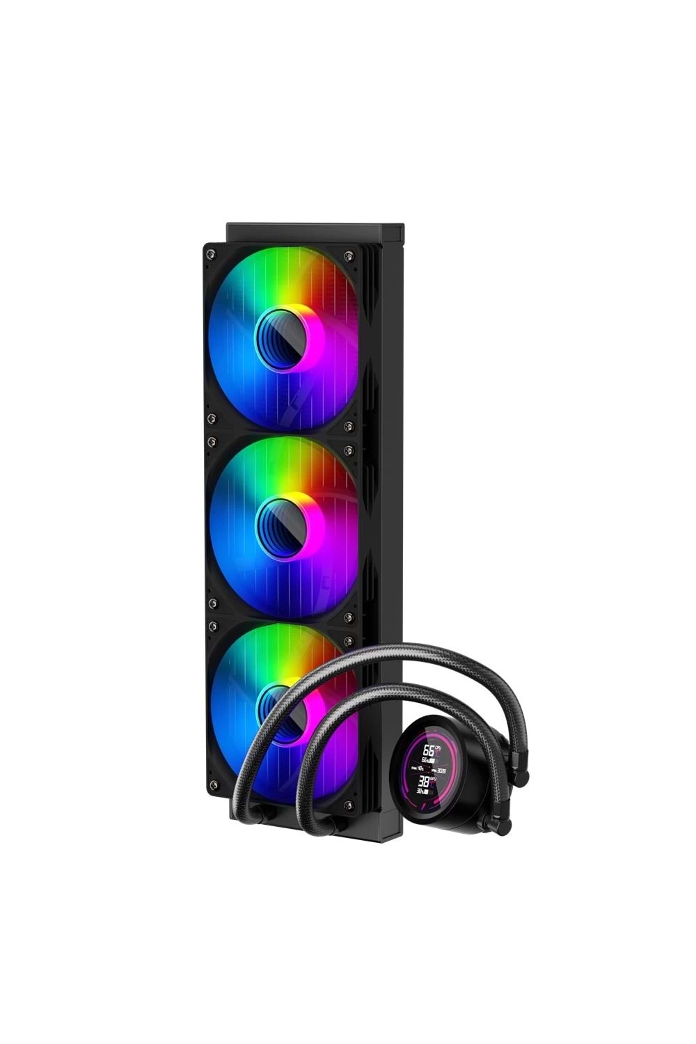 1St Player Thunderstorm Ts4 360Mm Siyah Argb Dijital