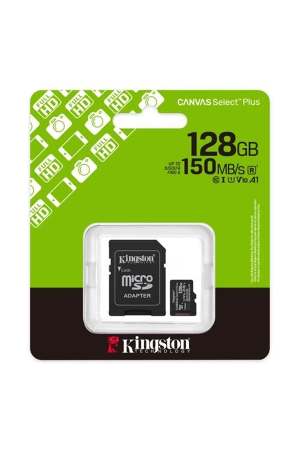Kingston 128GB MicroSD Gen3 SDCS3/128GB 150MB/s