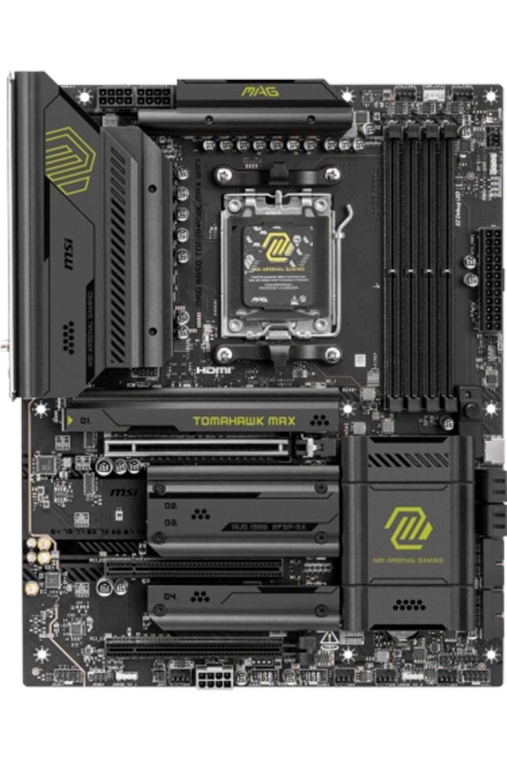 Msi Mag B850 Tomahawk Max Wifi Ddr5 8400Mhz(Oc) Hdmi Am5