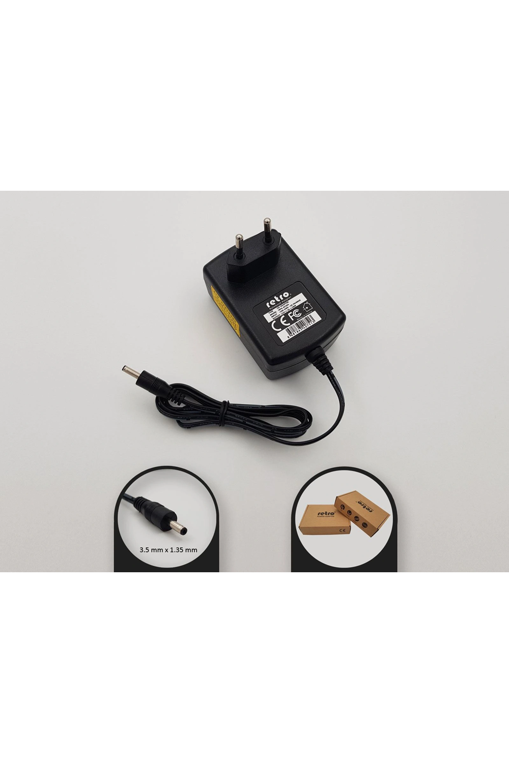 ADAPTOR DCA-AC204 12V 3A 36W 3.5mm x 1.35mm Duvar Tipi