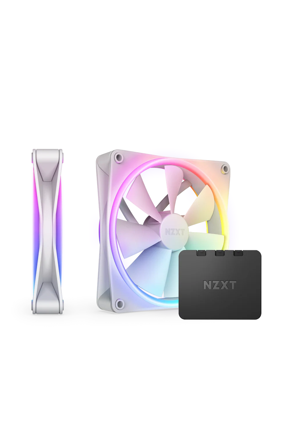 Nzxt F140 RGB 140mm RGB Fans Twin White