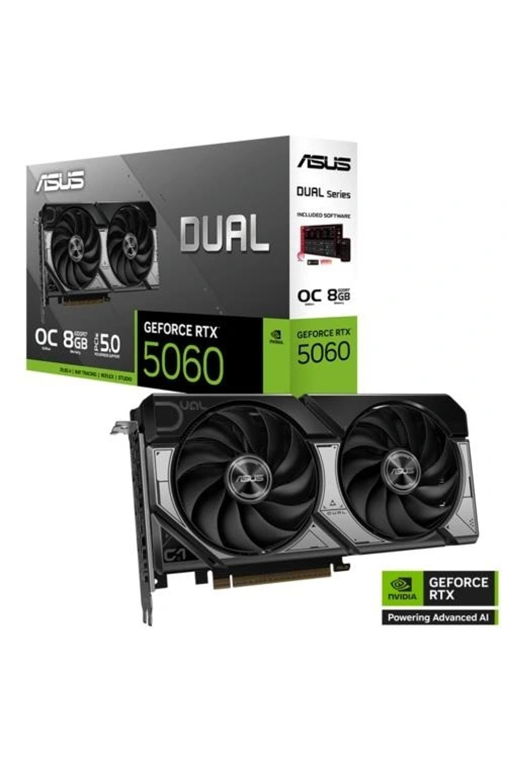 Ekran Kartı Asus DUAL-RTX5060-O8G 8GB 128bit GDDR7