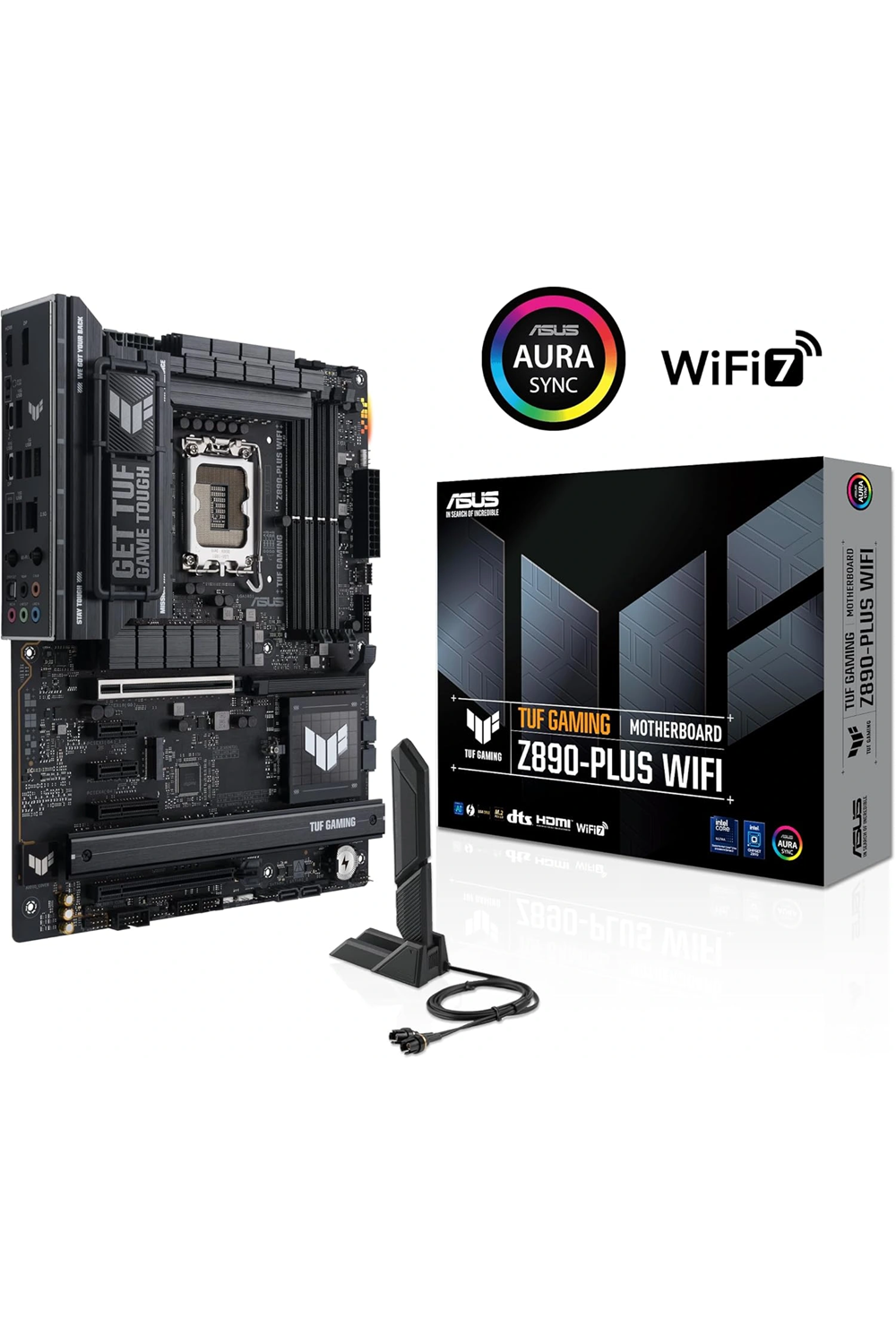 Asus Tuf Gaming Z890-Plus WiFi DDR5 4xM2 USB3.2 RGB LAN ATX LGA1851