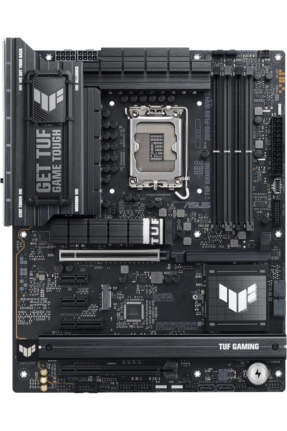 Asus Tuf Gaming Z890-Plus WiFi DDR5 4xM2 USB3.2 RGB LAN ATX LGA1851