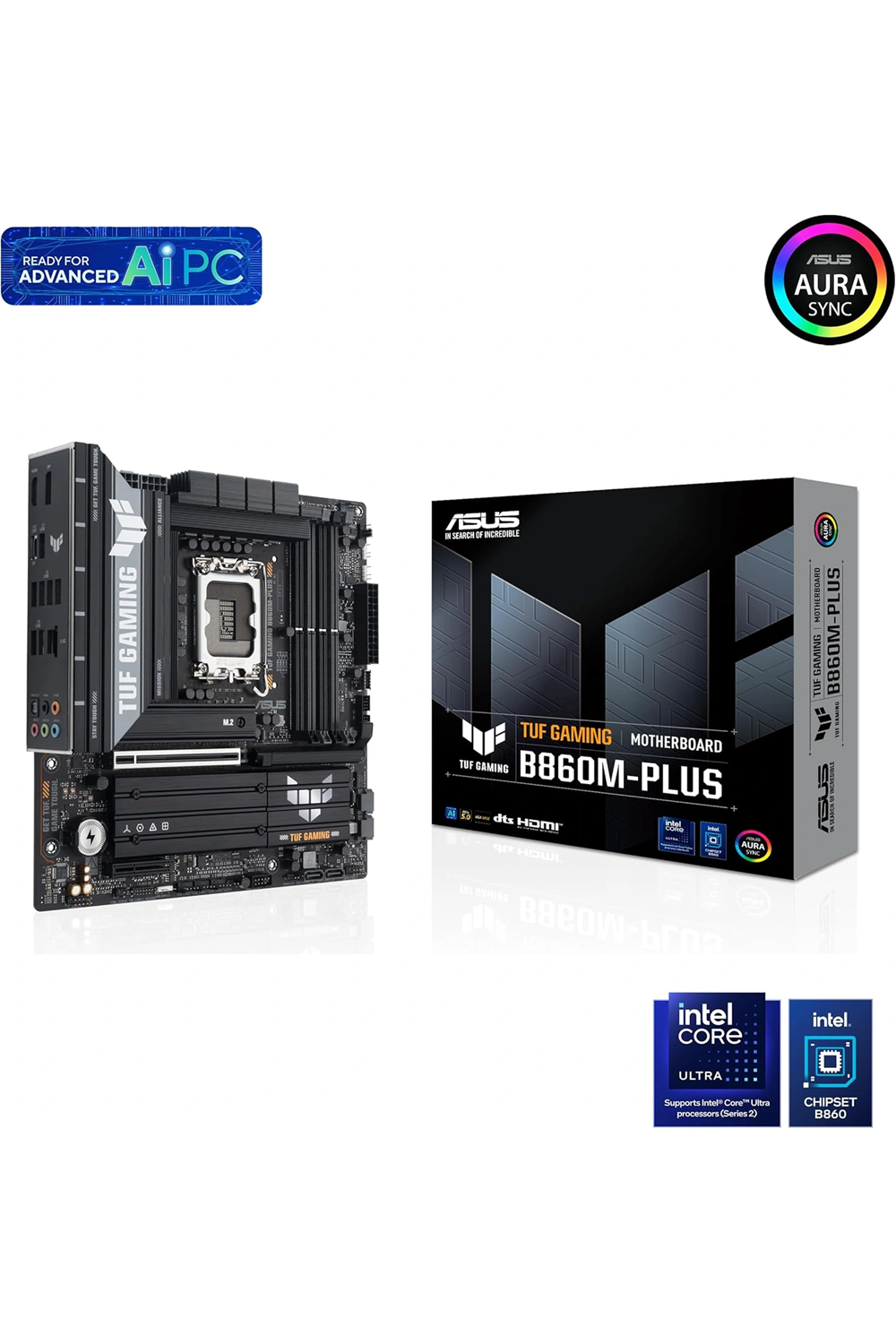 Asus Tuf Gaming B860M-Plus DDR5 Di Hdmi Matx LGA1851