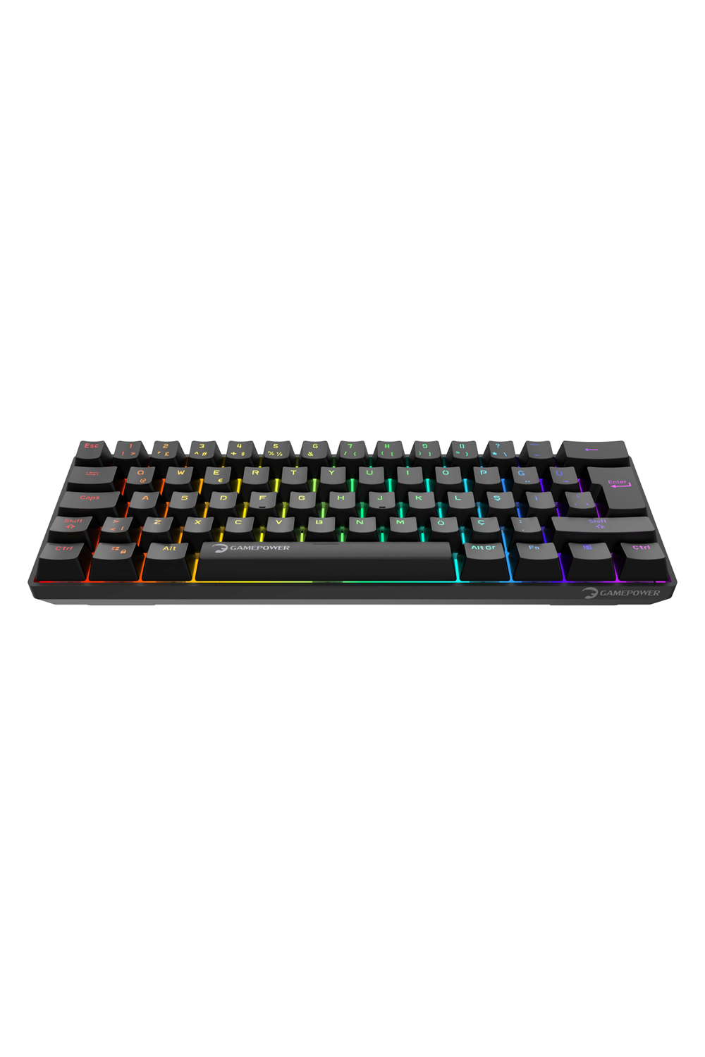 Klavye Gamepower Nexa He60 1K Rgb Kablolu Manyetik Switch Gaming